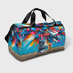 Спортивная сумка Tom and Jerry - cyberpunk graffiti fantasy