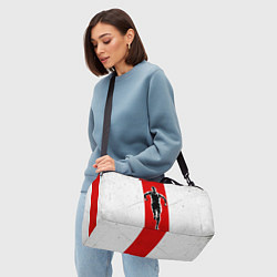 Сумки спортивные Легкоатлет на красно-белом, цвет: 3D-принт — фото 2