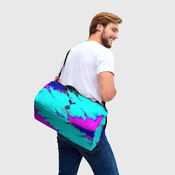 Сумки спортивные Тоттенхэм неоновые краски, цвет: 3D-принт — фото 2