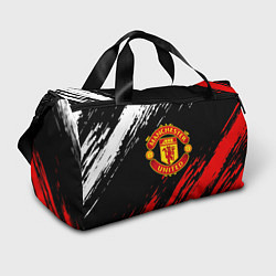 Сумки спортивные Манчестер юнайтед краски текстура, цвет: 3D-принт