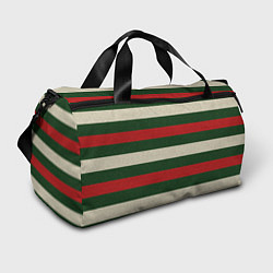 Сумки спортивные Цветные лини текстура ткани, цвет: 3D-принт