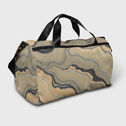 Сумки спортивные Песочный мрамор, цвет: 3D-принт
