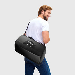 Сумки спортивные Кот в капюшоне, окак, мем, цвет: 3D-принт — фото 2