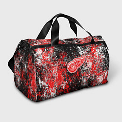 Сумки спортивные Detroit Red Wings NHL black, цвет: 3D-принт