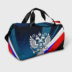 Сумки спортивные Герб России и флаг государства, цвет: 3D-принт