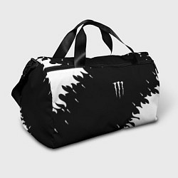 Сумки спортивные Monster energy fire white, цвет: 3D-принт