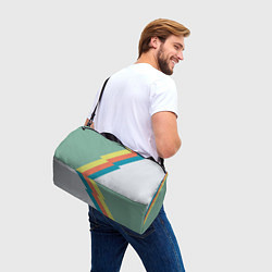 Сумки спортивные Рок молния Боуи весенняя палитра, цвет: 3D-принт — фото 2