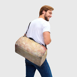 Сумки спортивные Абстракция - yellow sad flower, цвет: 3D-принт — фото 2