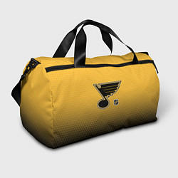 Сумки спортивные Сент Луис Блюз - желтый градиент, цвет: 3D-принт