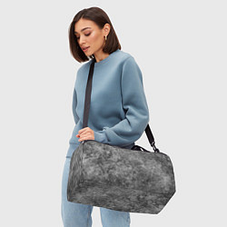 Сумки спортивные Абстракция - grey polished chip, цвет: 3D-принт — фото 2