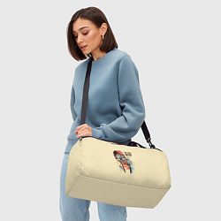 Сумки спортивные Включи мозги, цвет: 3D-принт — фото 2