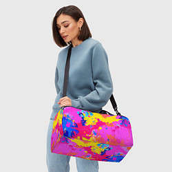 Сумки спортивные Яркие пятна акриловой краски на стене, цвет: 3D-принт — фото 2