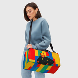 Сумки спортивные Уинстон Черчилль поп-арт, цвет: 3D-принт — фото 2