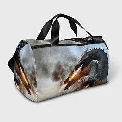 Сумки спортивные Огненный Змей Горыныч, цвет: 3D-принт