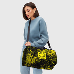 Сумки спортивные Nirvana smile 1987, цвет: 3D-принт — фото 2