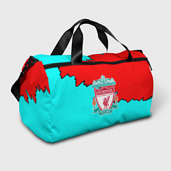 Спортивная сумка Liverpool краски текстура штрихи