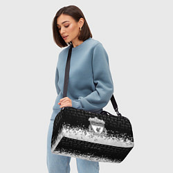 Сумки спортивные Liverpool японские символы краски, цвет: 3D-принт — фото 2