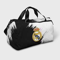 Спортивная сумка Real Madrid текстура штрихи