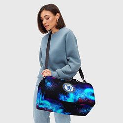Сумки спортивные Челси неоновый космос, цвет: 3D-принт — фото 2
