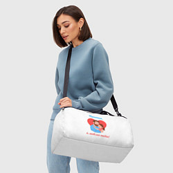 Сумки спортивные Папочка, я люблю тебя, цвет: 3D-принт — фото 2