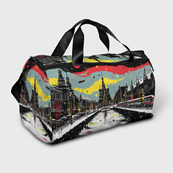Сумки спортивные Праздничная новогодняя Москва, цвет: 3D-принт
