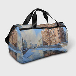 Сумки спортивные Зимний Санкт-Петербург, цвет: 3D-принт