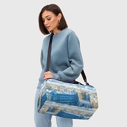 Сумки спортивные Зимний утренний Питер, цвет: 3D-принт — фото 2