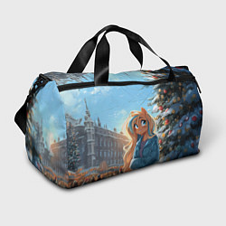 Спортивная сумка Лошадка на новогодней площади