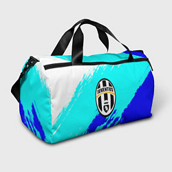 Сумки спортивные Ювентус краски штрихи текстура, цвет: 3D-принт
