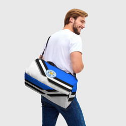 Сумки спортивные Лестер сити геометрия полосы, цвет: 3D-принт — фото 2