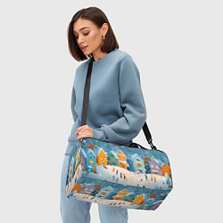 Сумки спортивные Новогодние каникулы, цвет: 3D-принт — фото 2