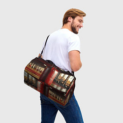 Сумки спортивные Боксёрский мешок в спортзале, цвет: 3D-принт — фото 2