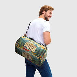 Сумки спортивные Классика у подножия гор, цвет: 3D-принт — фото 2
