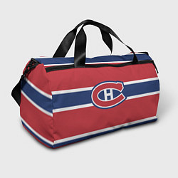Сумки спортивные Montreal Canadiens, цвет: 3D-принт