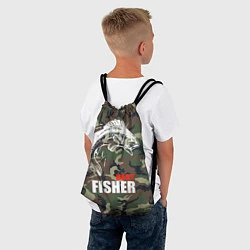 Рюкзак-мешок Best fisher, цвет: 3D-принт — фото 2