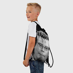 Рюкзак-мешок Стивен Кинг - Король ужасов, цвет: 3D-принт — фото 2