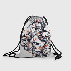 Рюкзак-мешок Панк в доспехах, цвет: 3D-принт