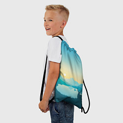 Рюкзак-мешок Олень у озера, цвет: 3D-принт — фото 2
