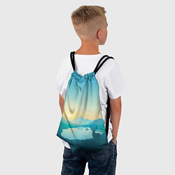 Рюкзак-мешок Олень у озера, цвет: 3D-принт — фото 2