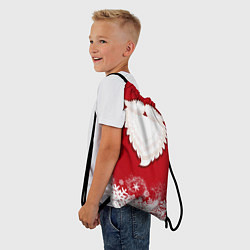 Рюкзак-мешок Дед мороз, цвет: 3D-принт — фото 2