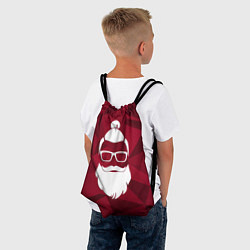 Рюкзак-мешок Санта хипстер, цвет: 3D-принт — фото 2