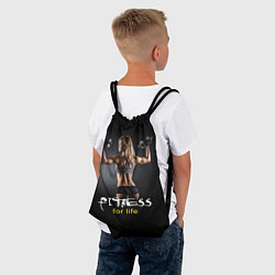 Рюкзак-мешок Fitness for life, цвет: 3D-принт — фото 2