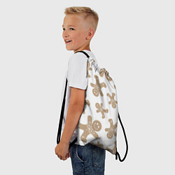 Рюкзак-мешок Имбирные пряники, цвет: 3D-принт — фото 2