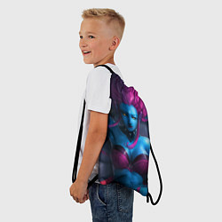 Рюкзак-мешок Hair Evelynn, цвет: 3D-принт — фото 2