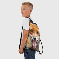 Рюкзак-мешок Милая лиса, цвет: 3D-принт — фото 2