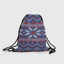 Рюкзак-мешок Снежинки, цвет: 3D-принт