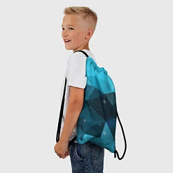 Рюкзак-мешок PolyBlue Star, цвет: 3D-принт — фото 2