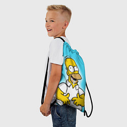 Рюкзак-мешок Аппетит Гомера, цвет: 3D-принт — фото 2