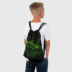 Рюкзак-мешок Tehnology, цвет: 3D-принт — фото 2