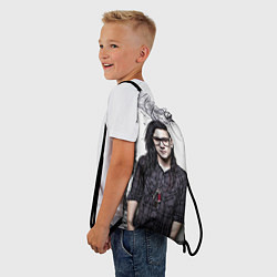 Рюкзак-мешок Skrillex Boy, цвет: 3D-принт — фото 2